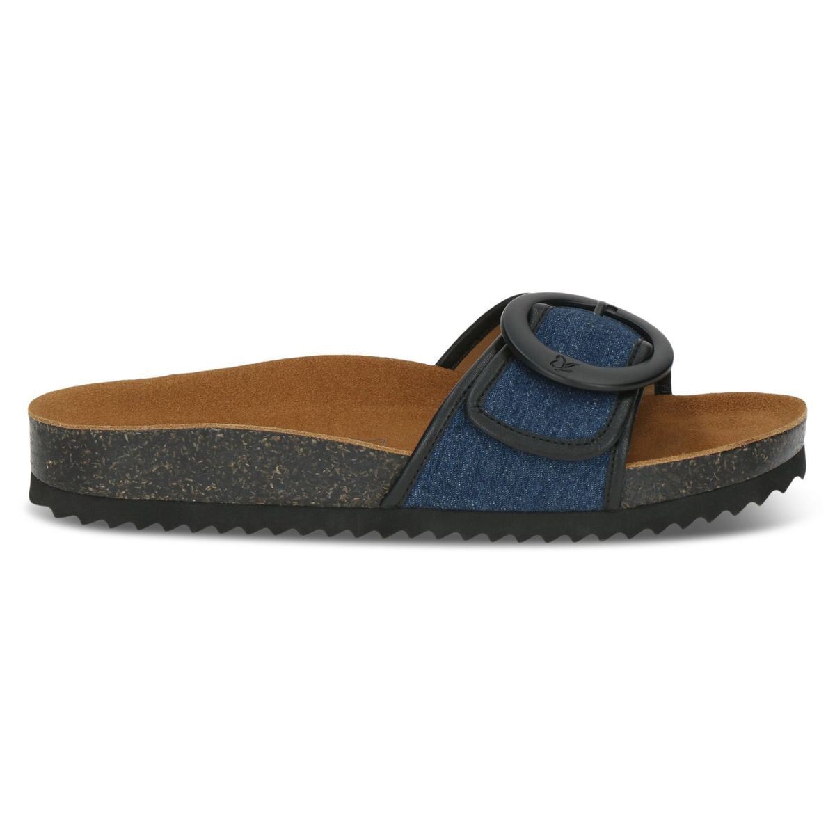 Mule plate bleu marine, CAPRICE