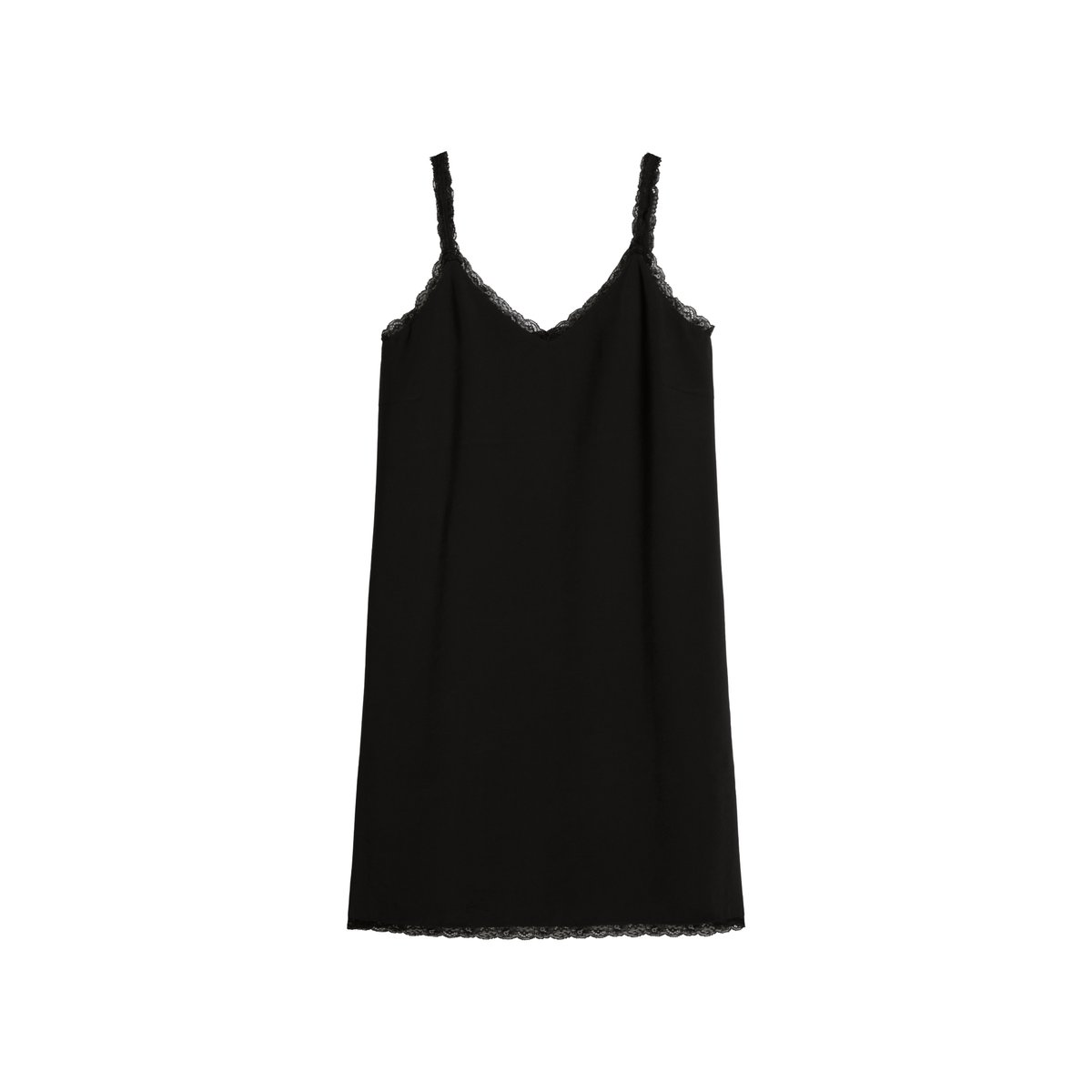 Robe lingerie droite en TENCEL™ Modal noir, MARC O’POLO DENIM
