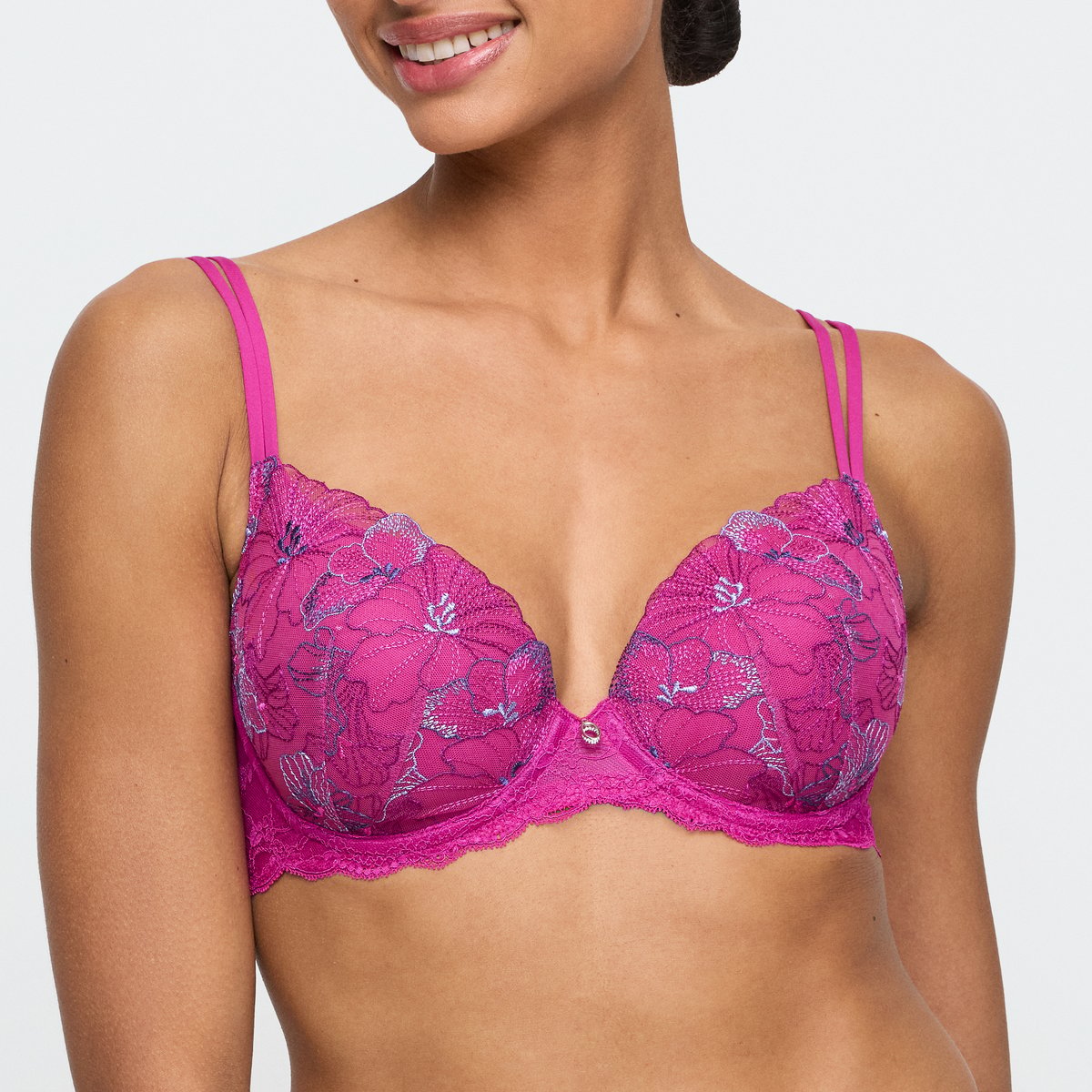 Soutien gorge rembourré - forme coeur NOEMY rose - fuchsia fiesta, MARIE JO