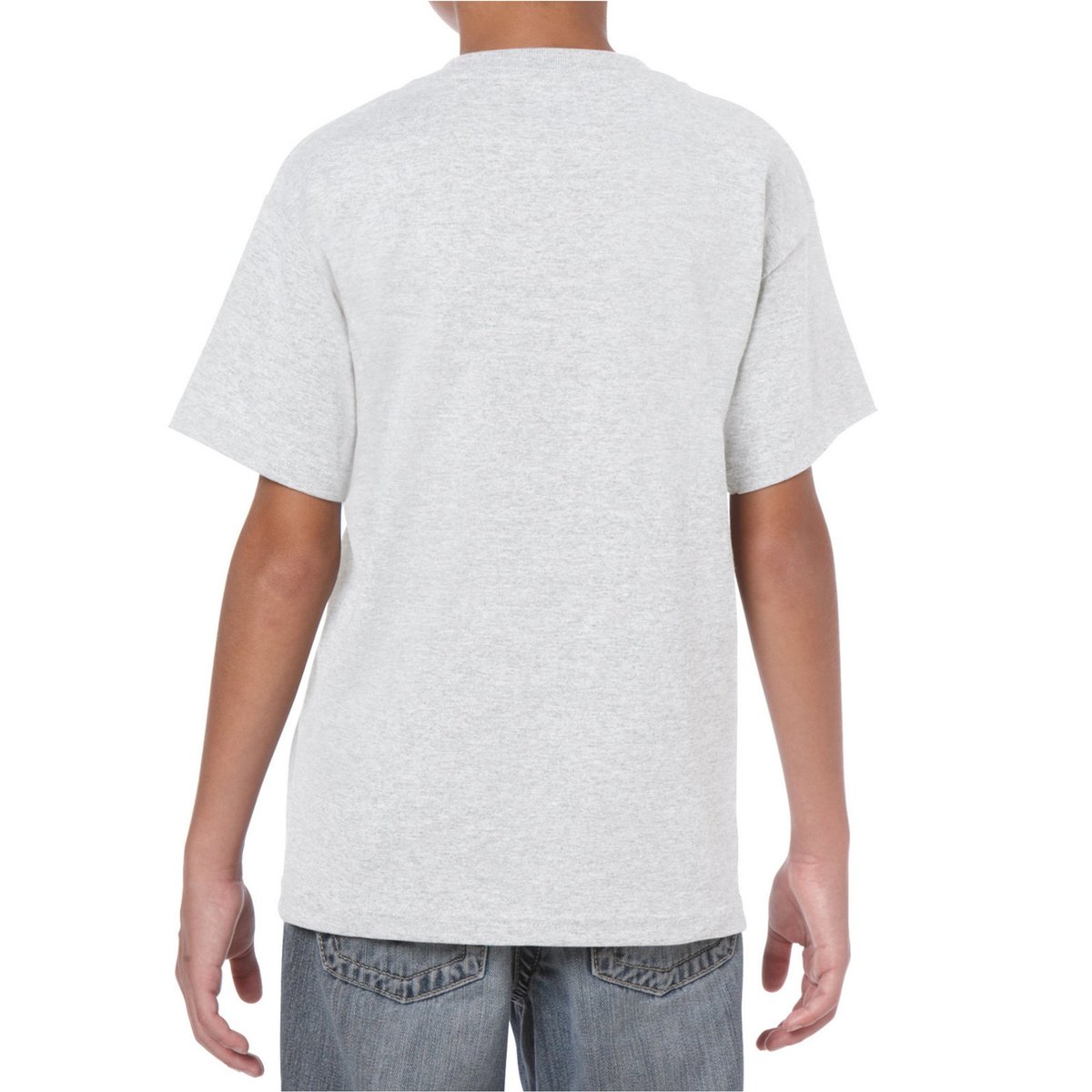 T-shirt gris cendre, GILDAN