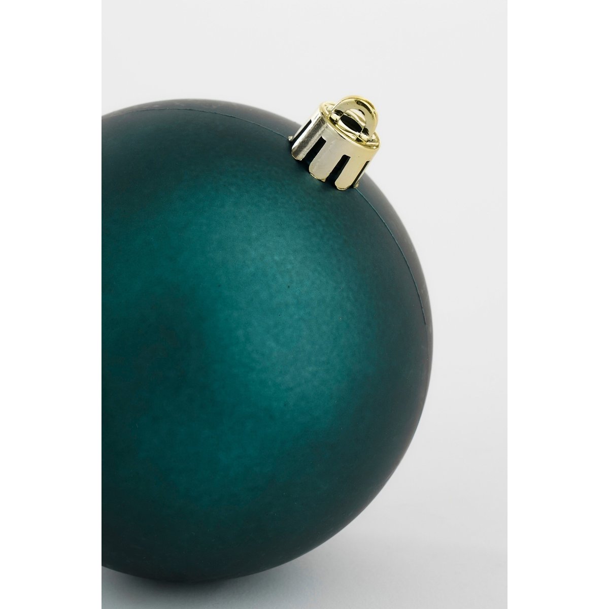 Lot de 9 boules de Noël incassables YAMI vert, MICA DECORATIONS