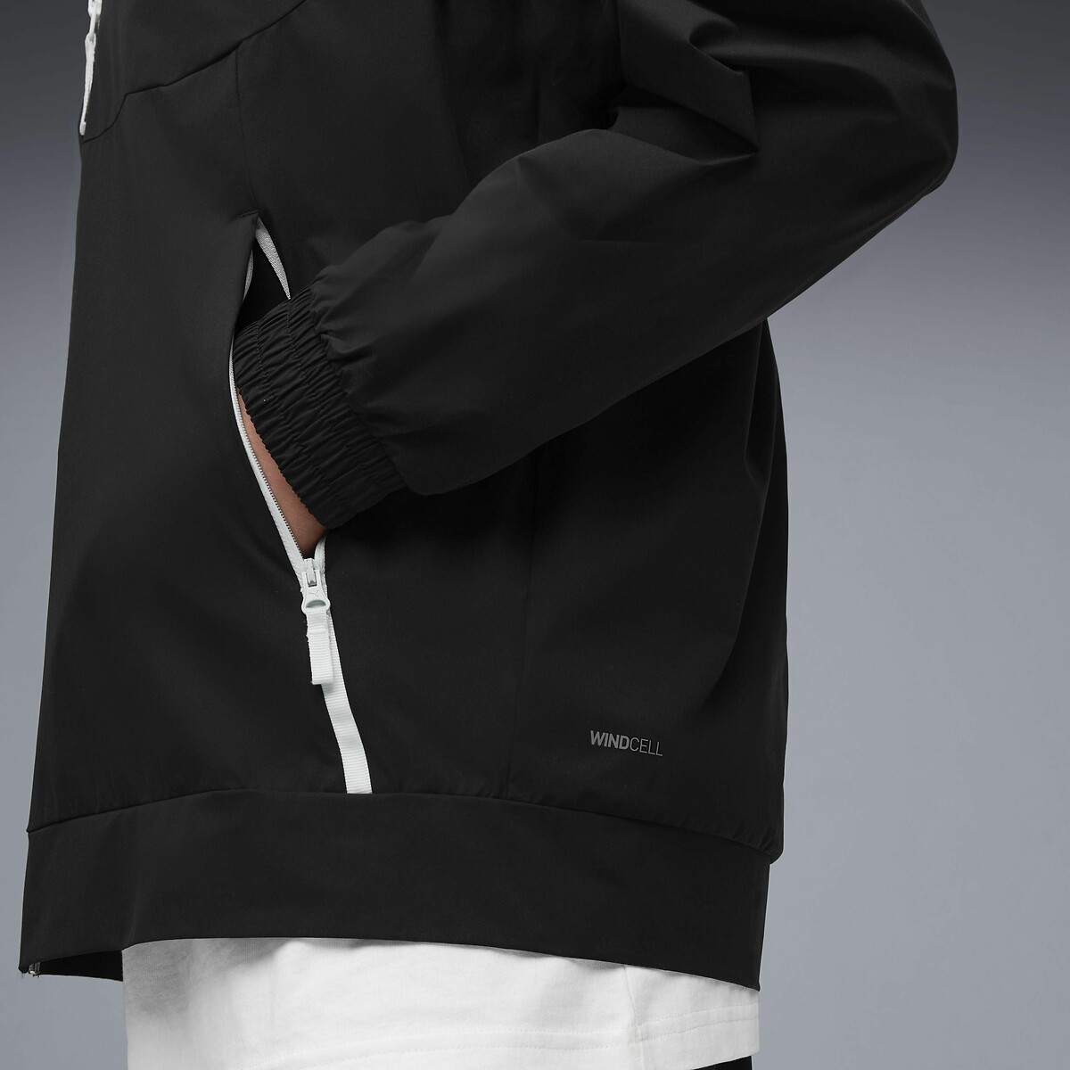 Olympique De Marseille Woven Zip-Up Jacket black, PUMA
