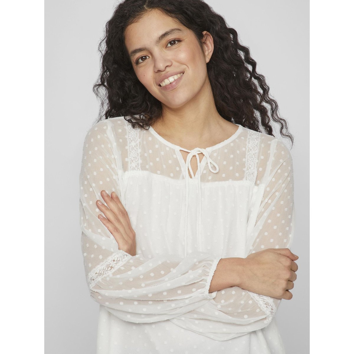 Blouse À Manches Longues snow white, VILA