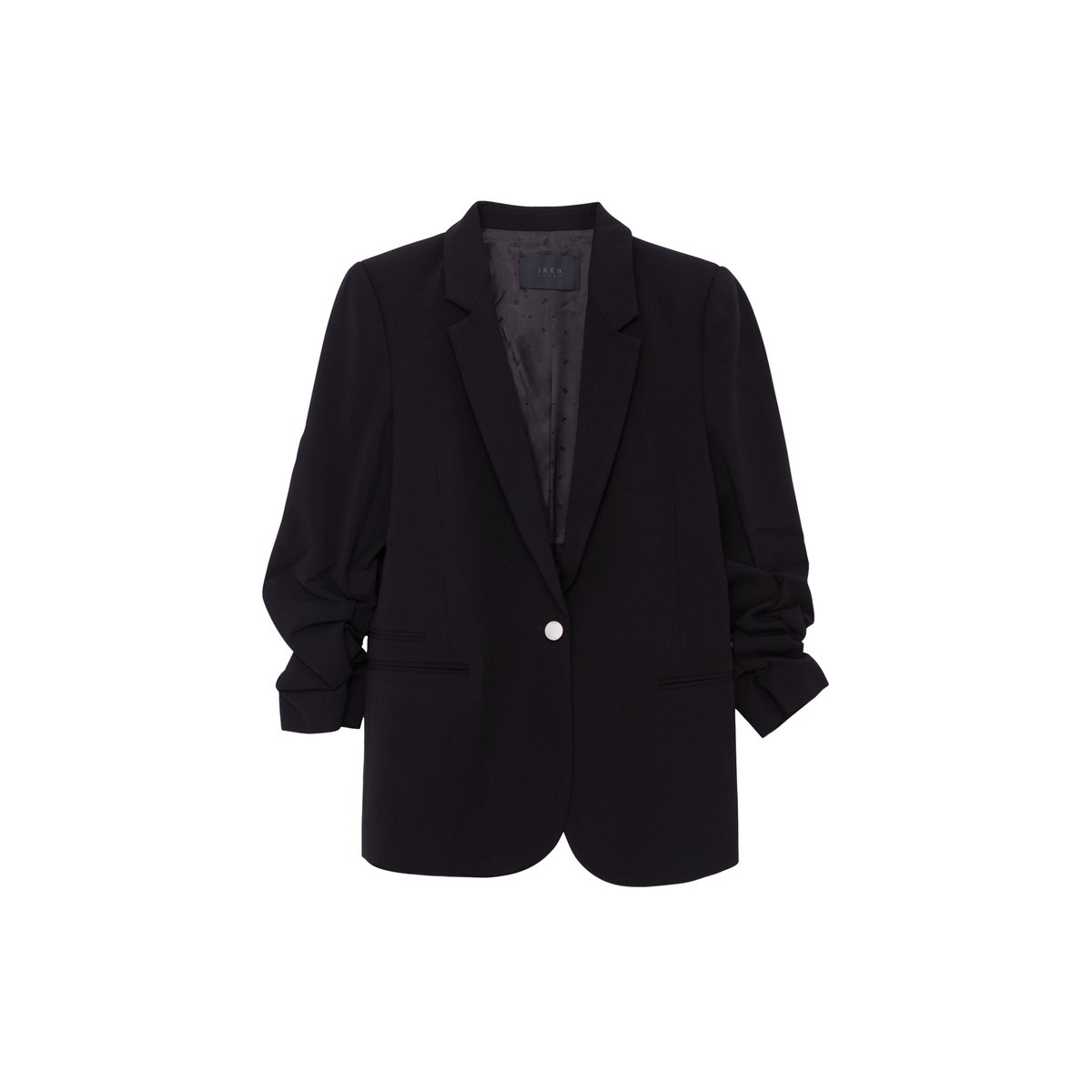 Veste tailleur en crêpe noir, IKKS