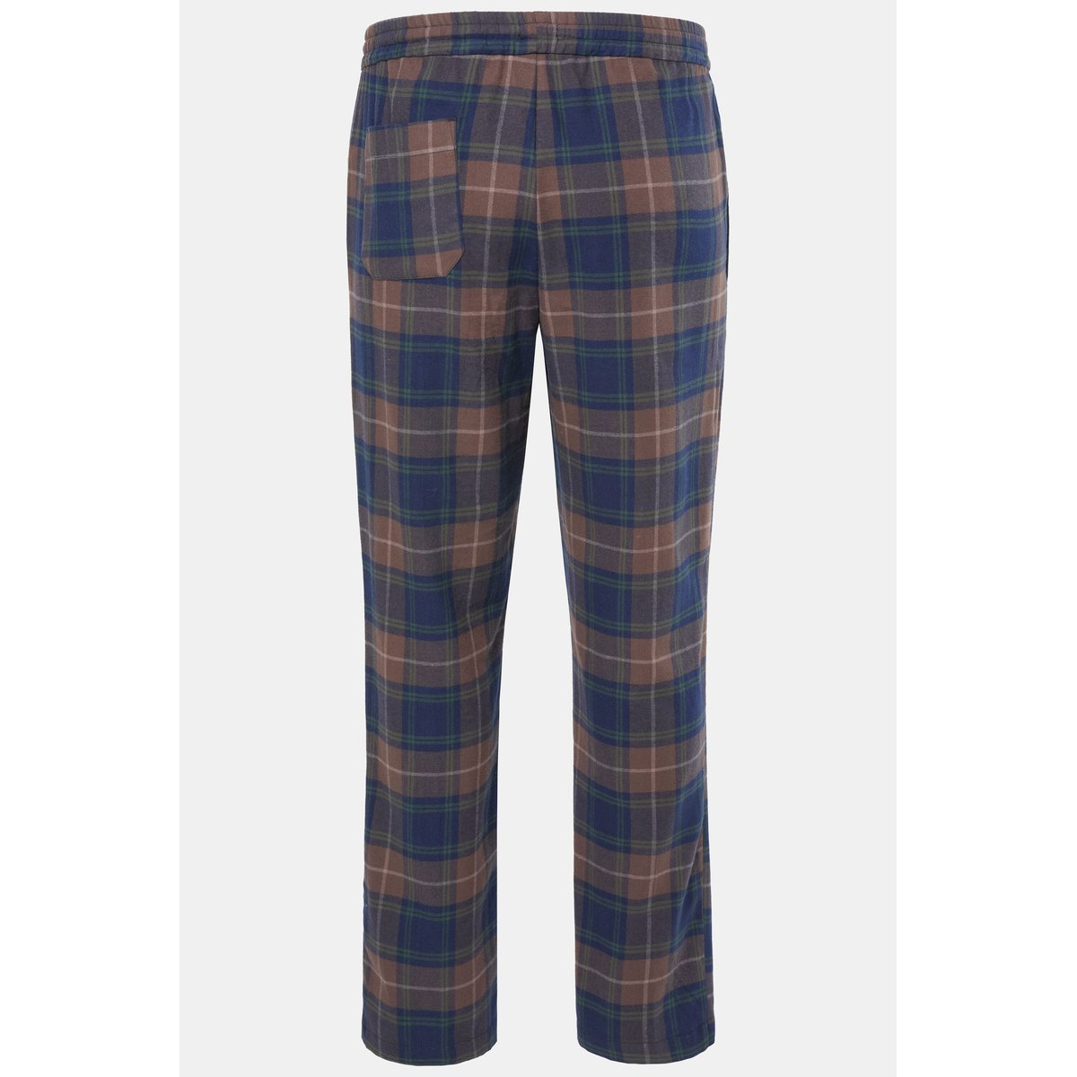 Pantalon de pyjama, flanelle à carreaux noisette, JP1880