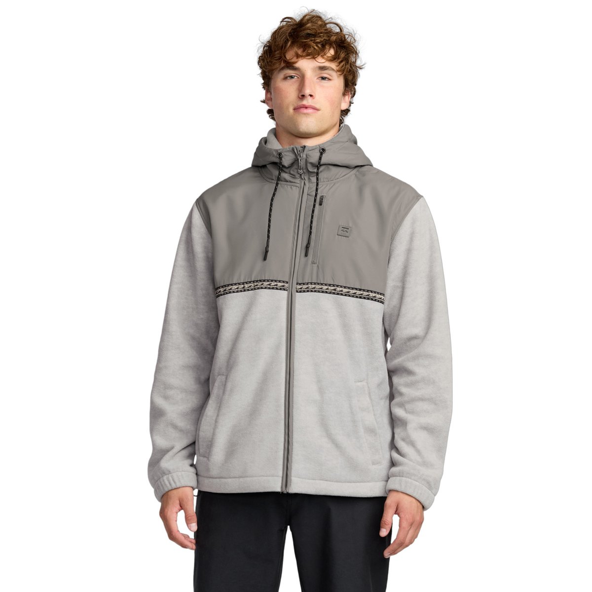 Polaire zippée BOUNDARY LITE ZIP gris grey heather, BILLABONG