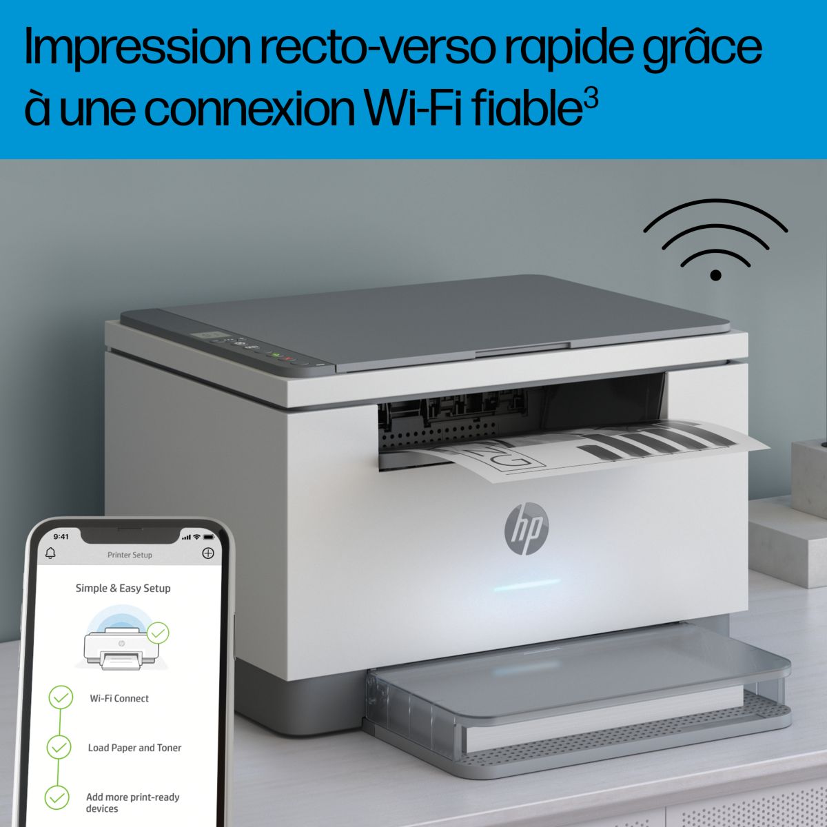 Imprimante multifonction LaserJet MFP M234dw Trad couleur unique, HP