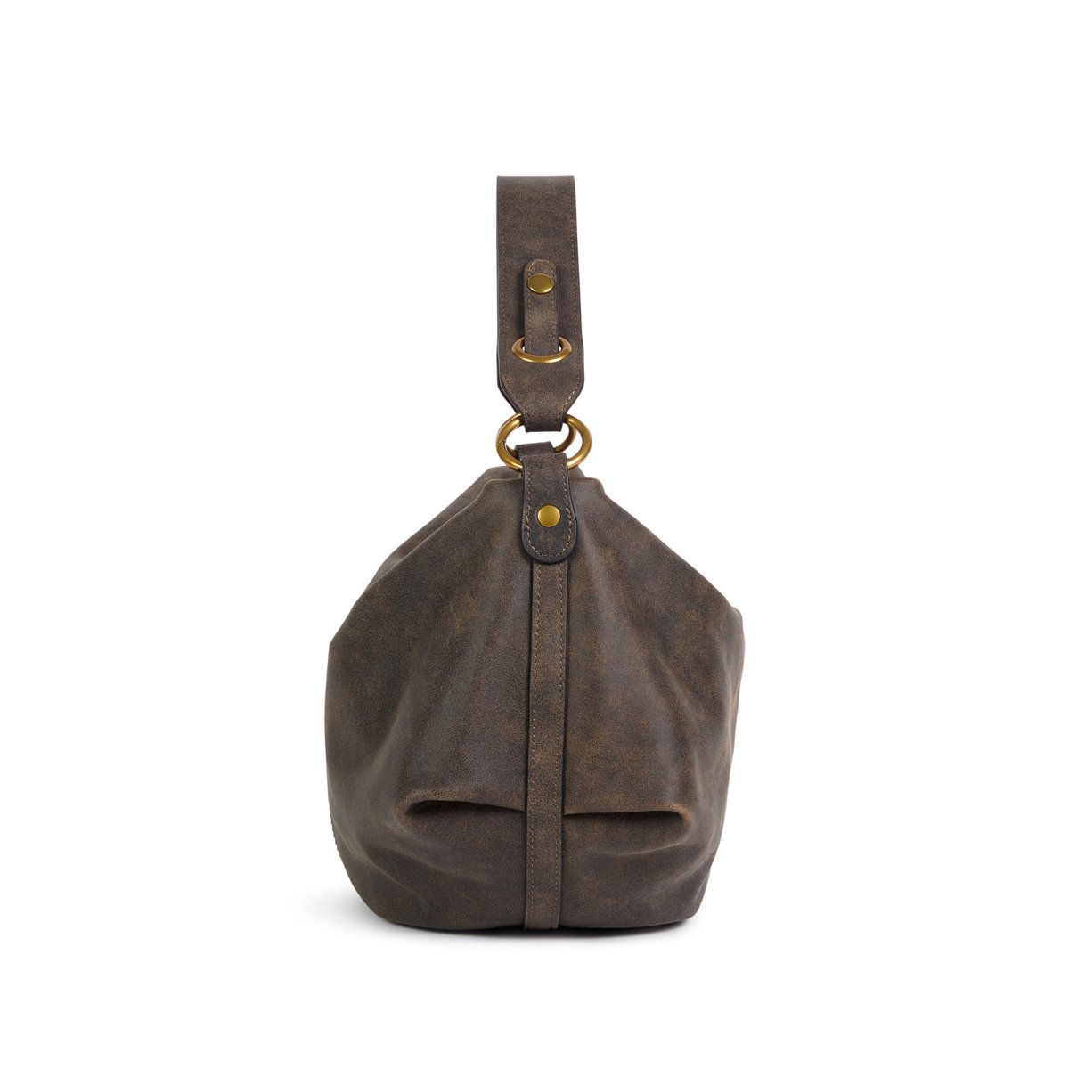 Sac à bandoulière en cuir HERA marron vieilli, NAT & NIN