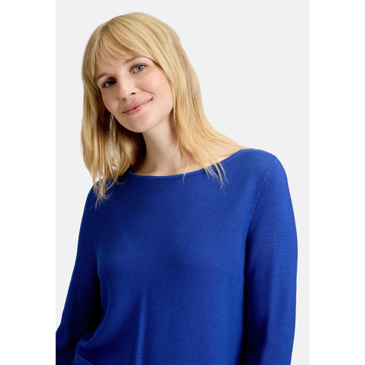 Pull-over en fine maille à poches plaquées adria, BETTY BARCLAY