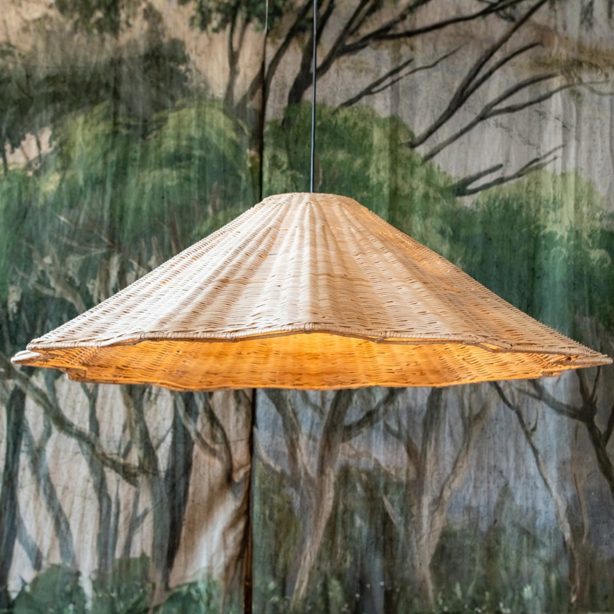 Suspension en rotin PASSION naturel, HYDILE
