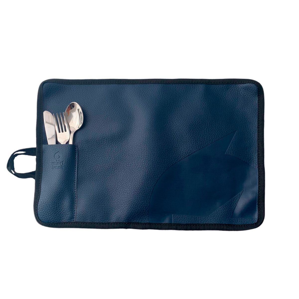 Individual e talheres Inox, Smartlunch azul escuro, SMARTLUNCH