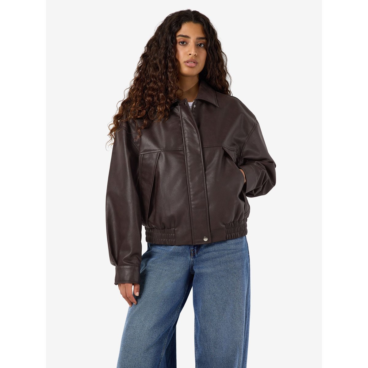 Veste Bomber marron - demitasse1, NOISY MAY