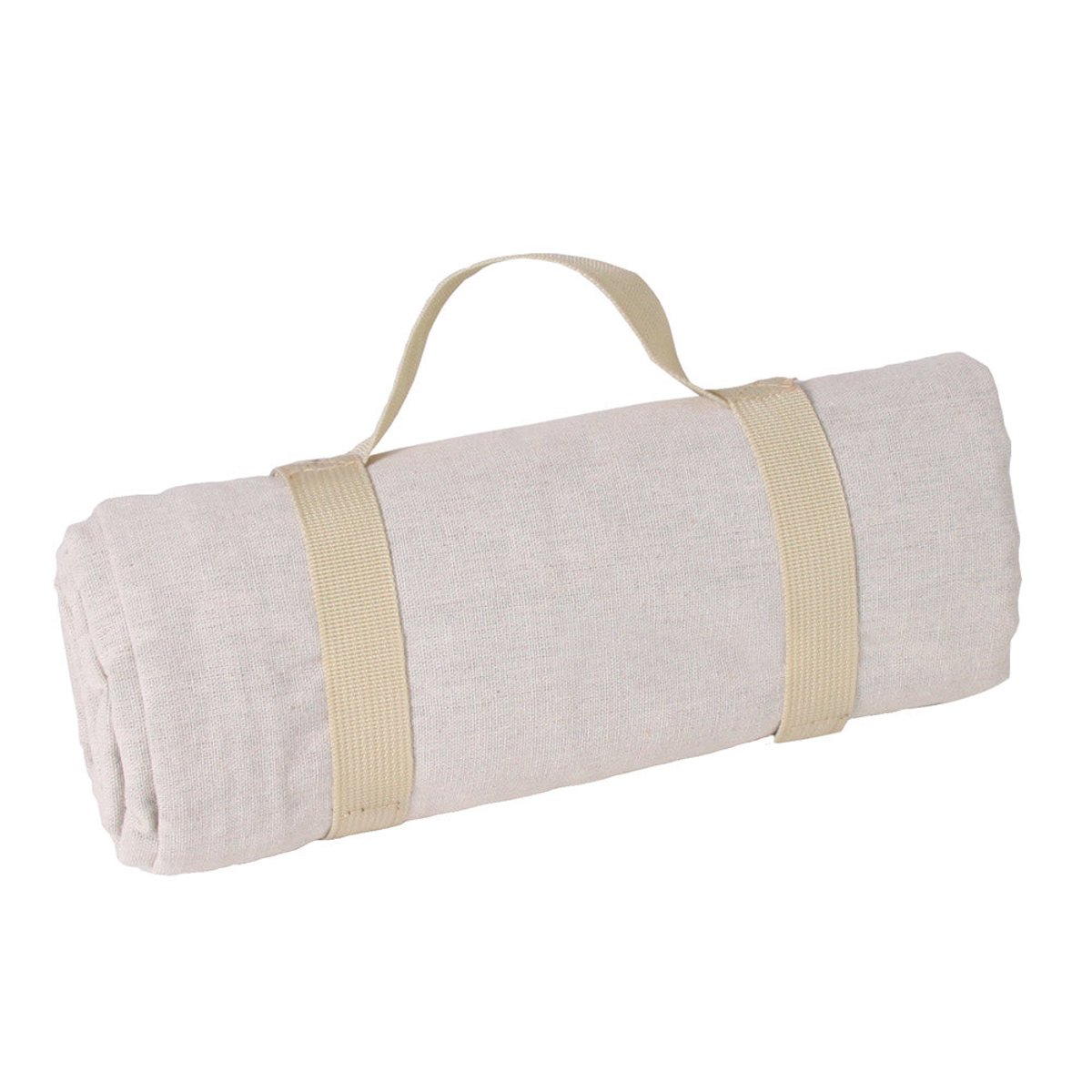 Nappe pique-nique à revers imperméable beige, LES JARDINS DE LA COMTESSE