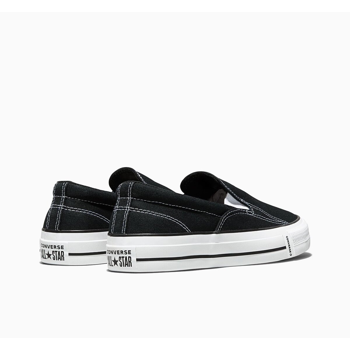 Malden Slip On canvas sneakers zwart, CONVERSE