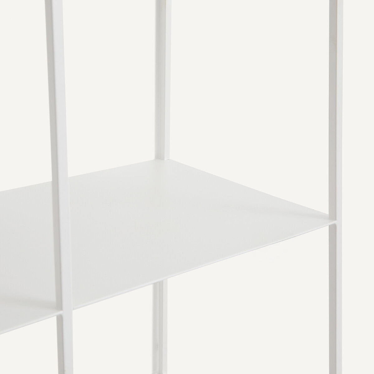 Bibliothèque murale en métal acier, hauteur 100,6 cm, PARALLEL blanc écume, AM.PM