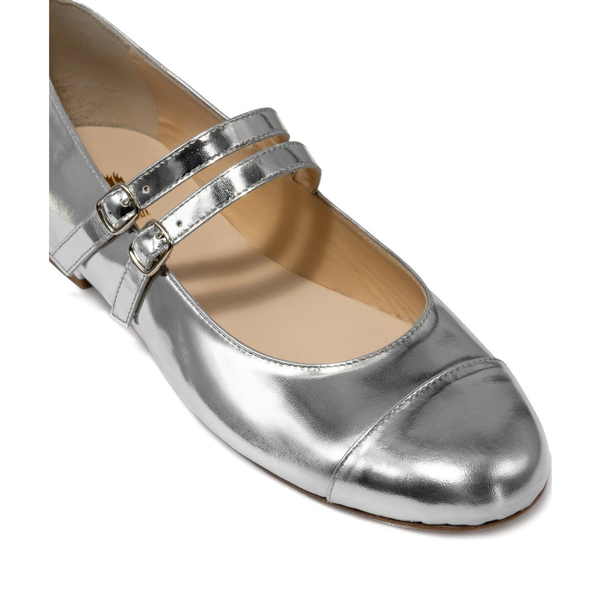 Ballerines MEREDITH miroir argent, FINSBURY