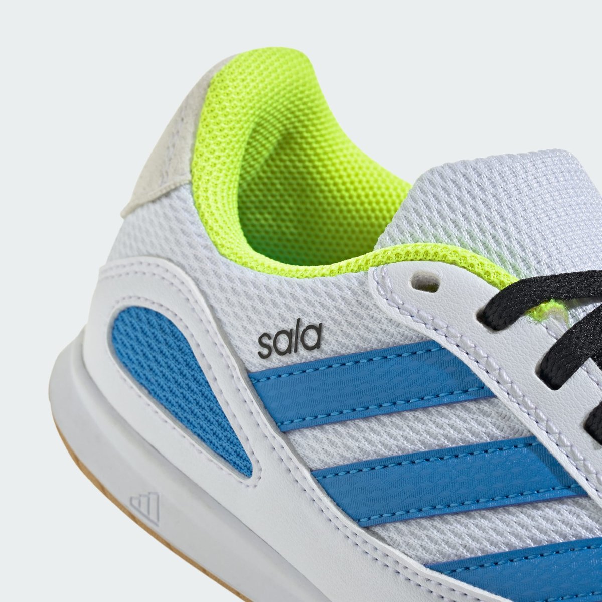 Chaussure De Football Super Sala Competition Iii Indoor Enfants Chaussure De Football Super Sala Competition Iii Indoor Enfants cloud white / lucid ray blue / solar yellow, adidas Performance