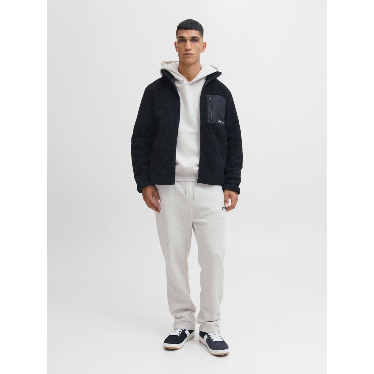 Pantalon De Survêtement white melange, aprel