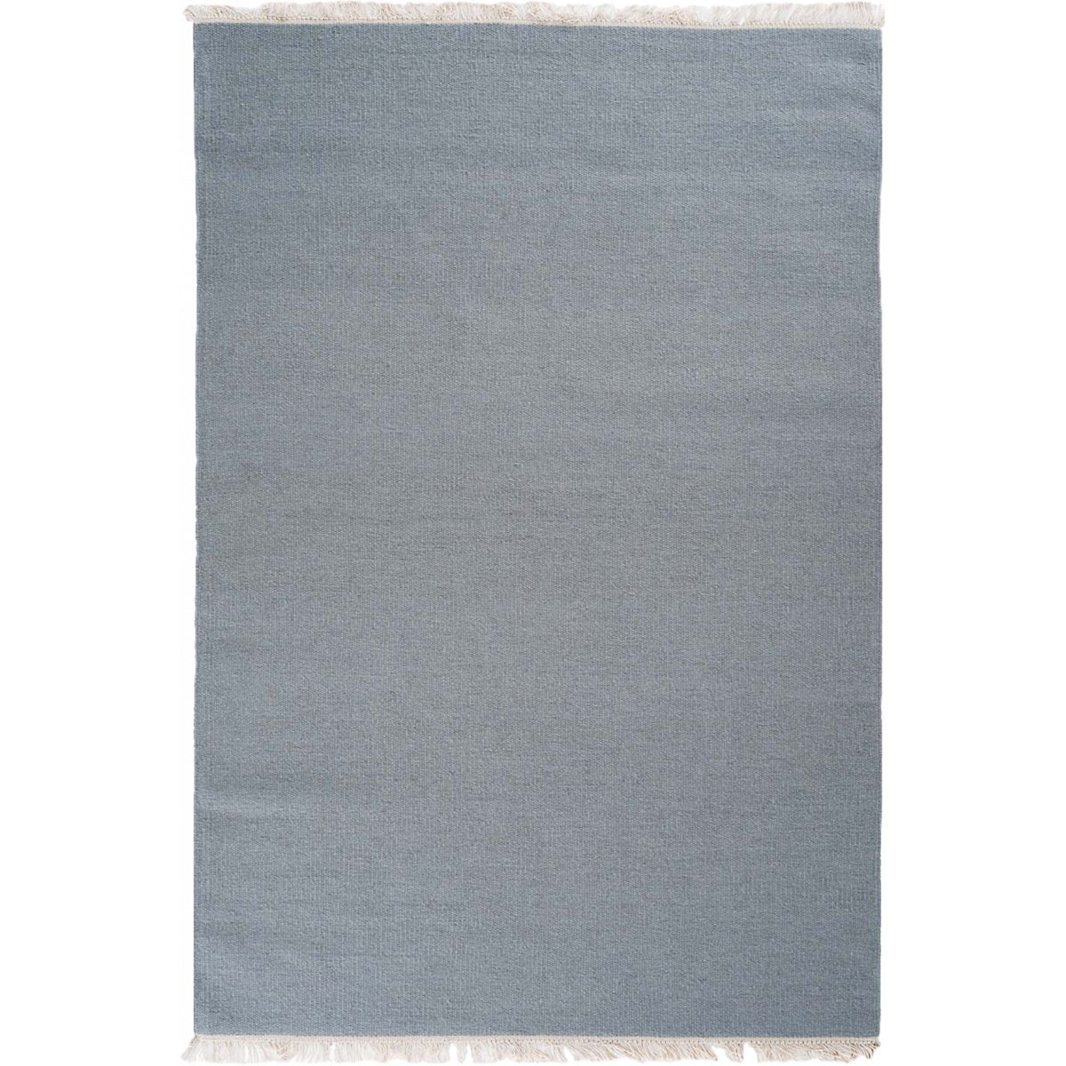 Tapis kilim fait main en laine motif uni LYN12 BAYA IBAY gris souris, UN AMOUR DE TAPIS