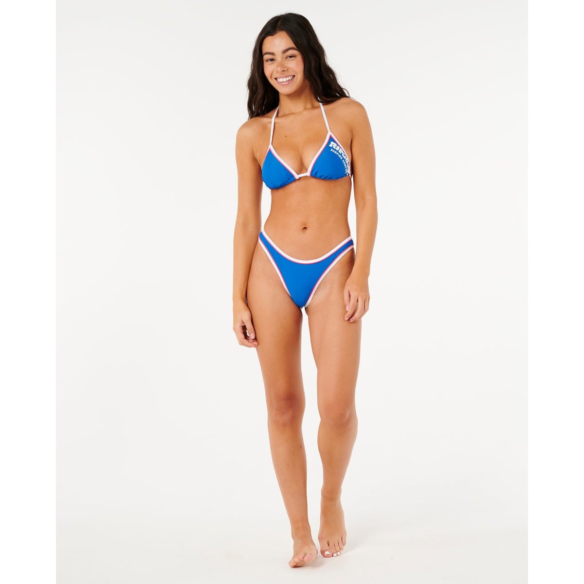 Bas de Bikini SURF PUFF HI SKIMPY bleu roi, RIP CURL