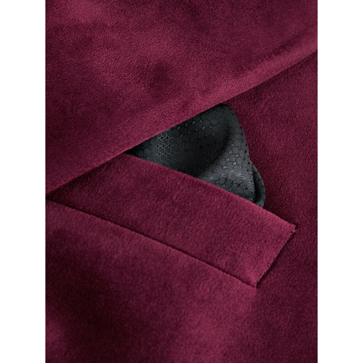 Blazer en velours rouge bordeaux, NEXT