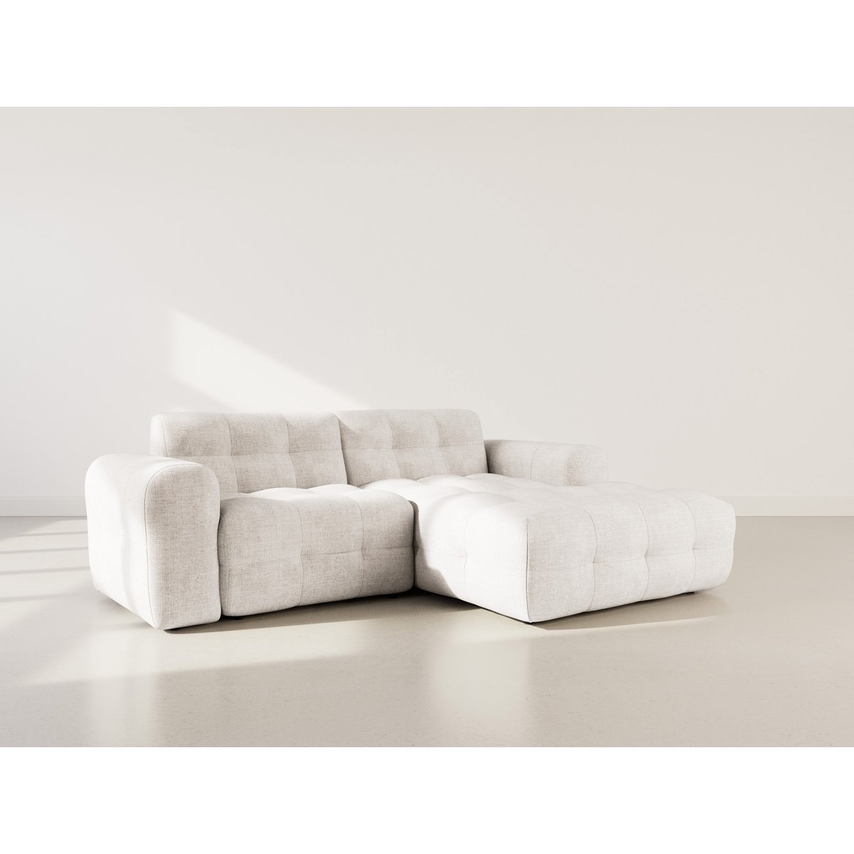 Canapé d'Angle droit 4 places - DIANE beige, BEST MOBILIER
