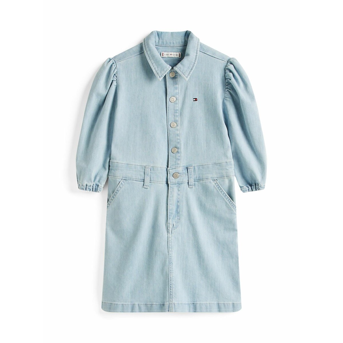 Robe denim manches aux coudes denim, TOMMY HILFIGER