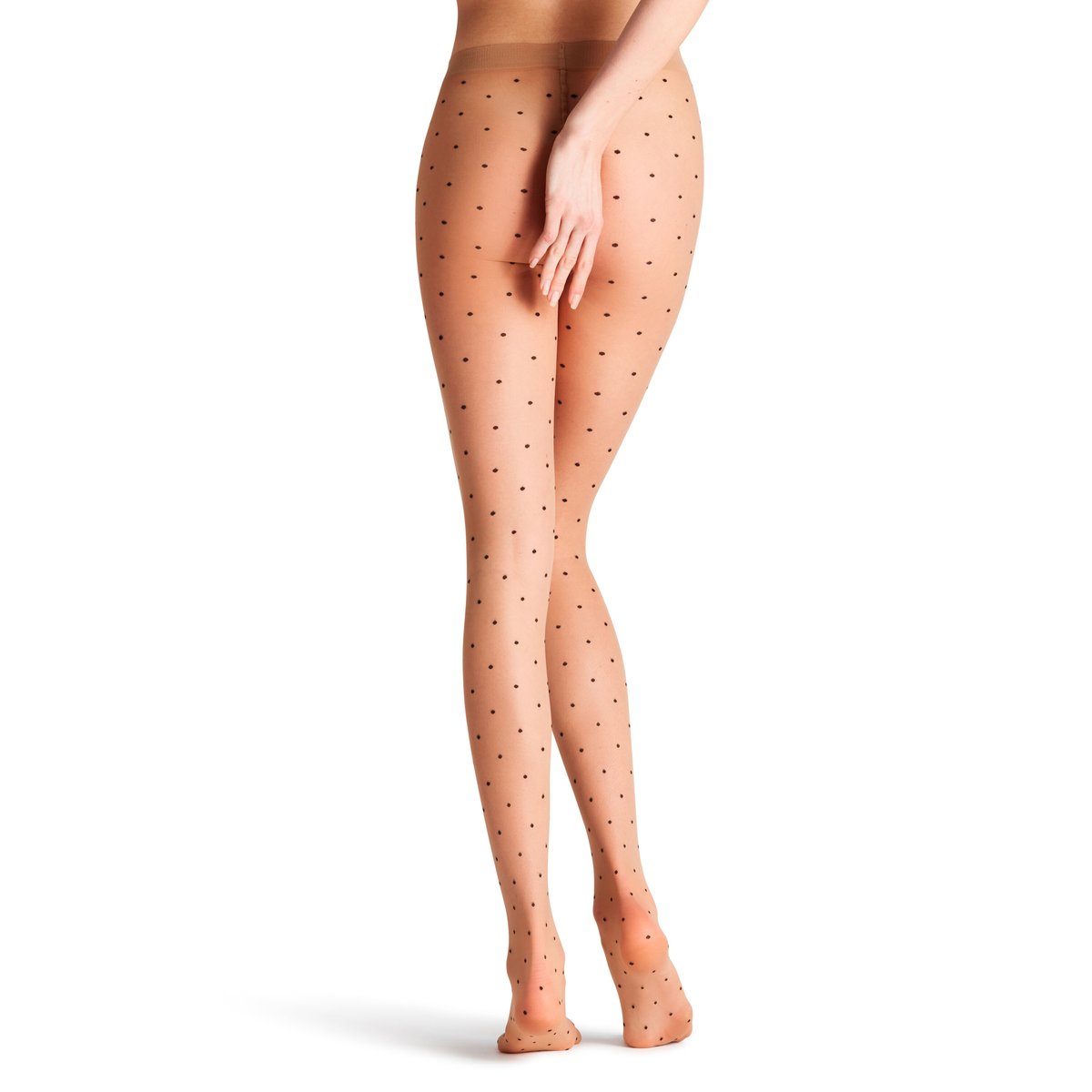 Collant Dot Bicolor 15 Transparent beige, FALKE