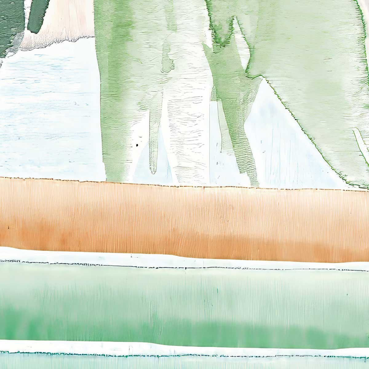 Papier peint vive le surf intissé, HEXOA