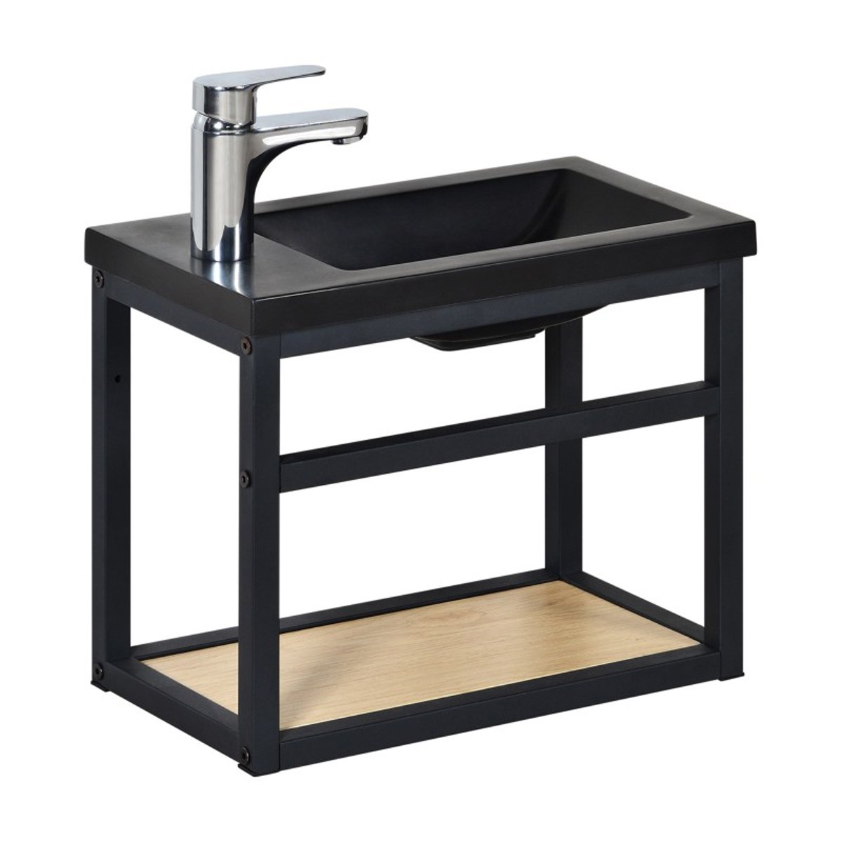 Ensemble lave-mains + robinet SAO noir, MOB IN