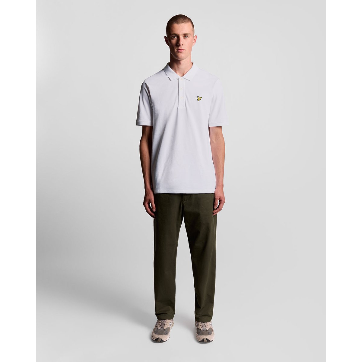 Polo en coton blanc, LYLE & SCOTT