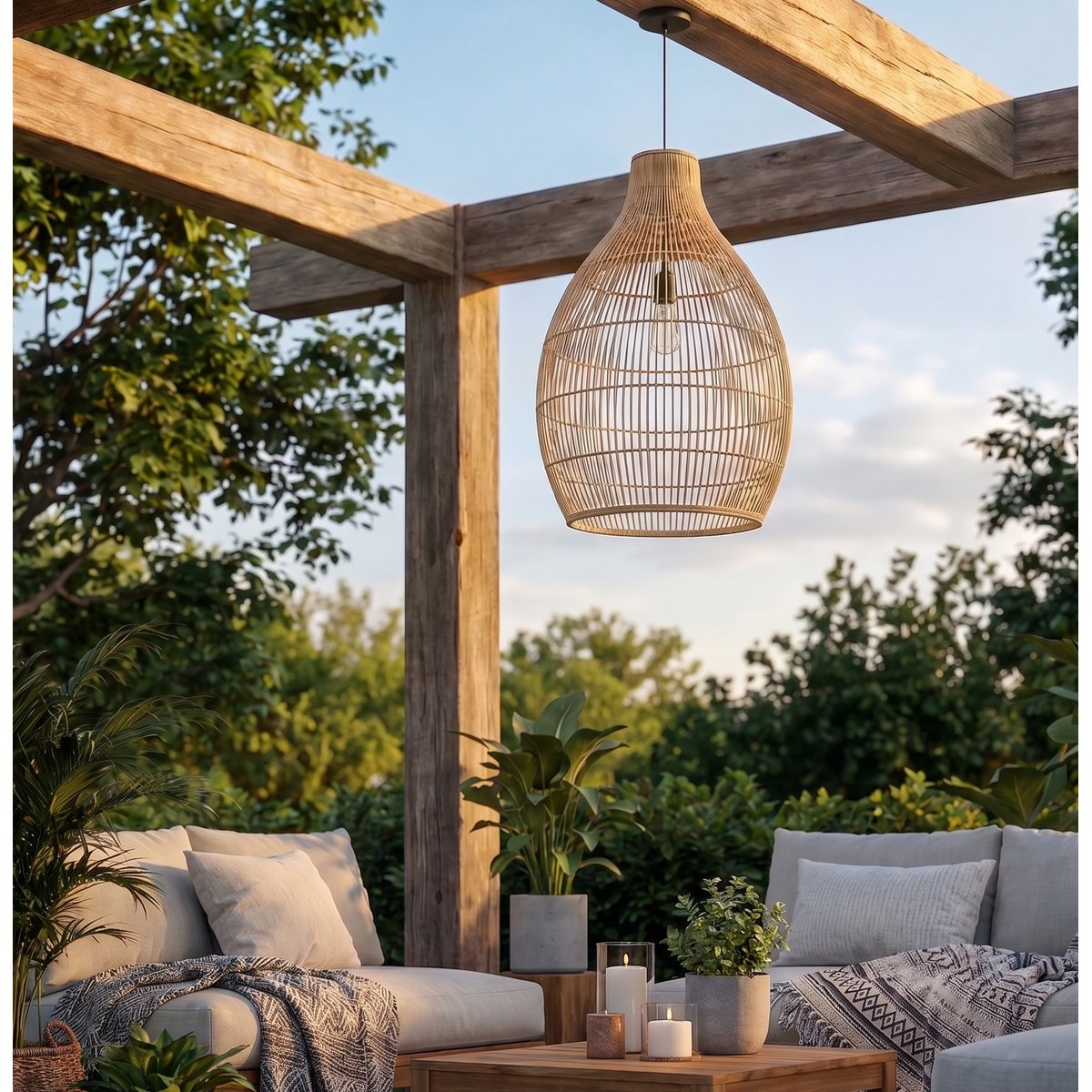 Abat-jour seul HOLIDAY SHADE beige, LUMISKY