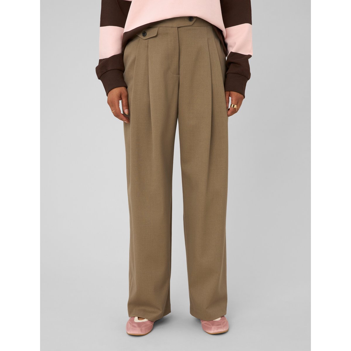 Pantalon à pinces brown, BZB