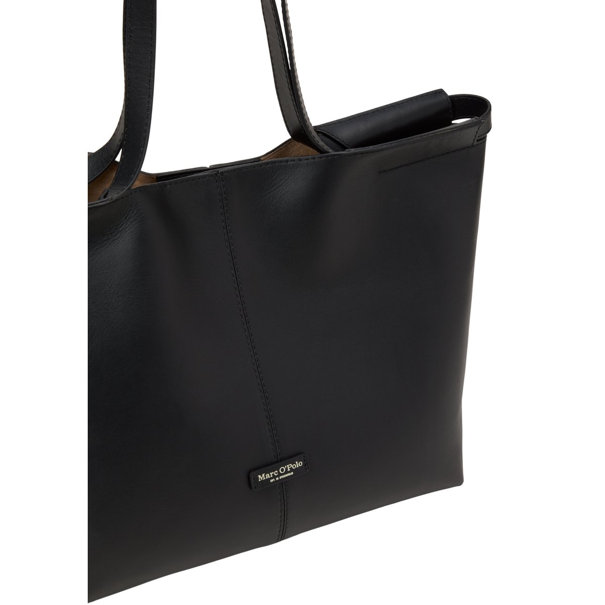 Shopper avec pochette intérieure amovible noir, MARC O'POLO