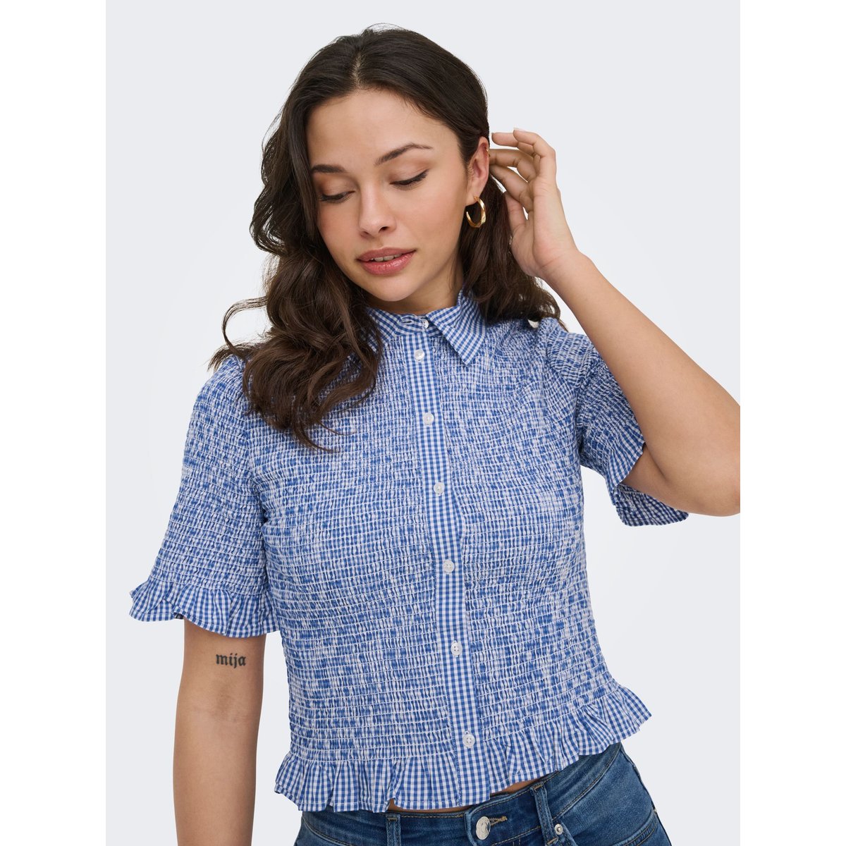 Chemise blue bonnet, ONLY