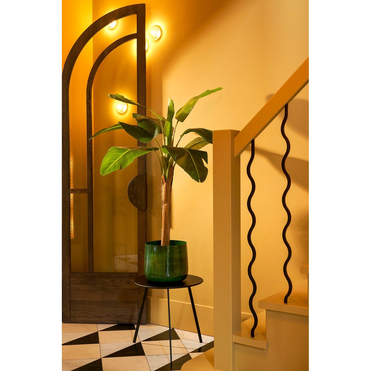 Plante artificielle BANANA TREE vert, MICA DECORATIONS