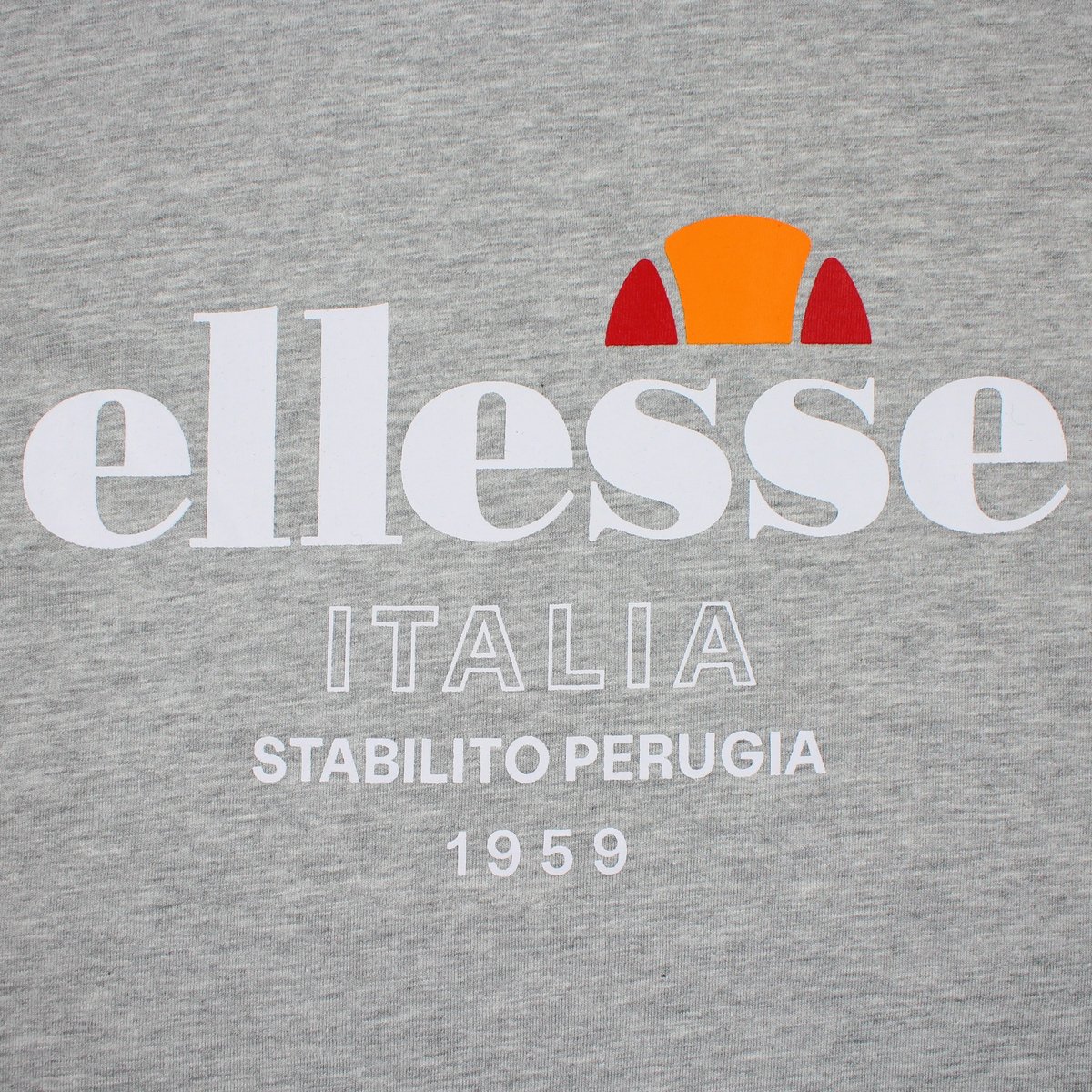 T-shirt manches courtes, col rond DAILY gris clair, ELLESSE