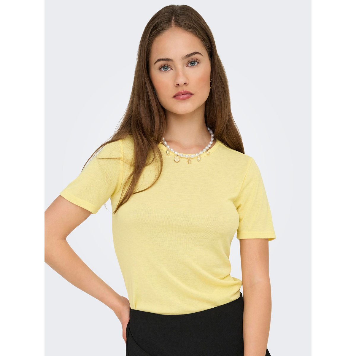 T-Shirt jaune - lemon meringue 1, ONLY