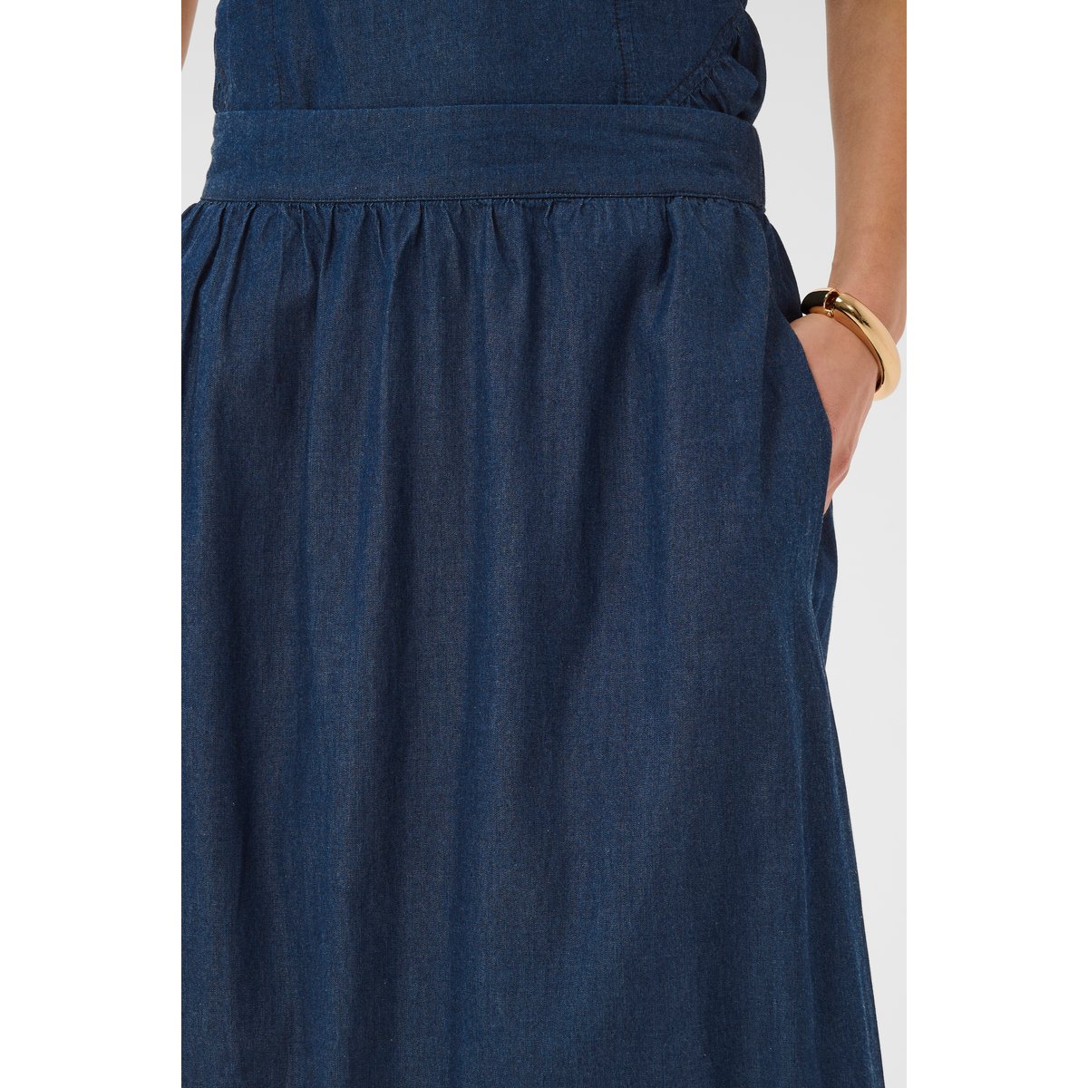 Jupe casual bleu rinse wash, CULTURE