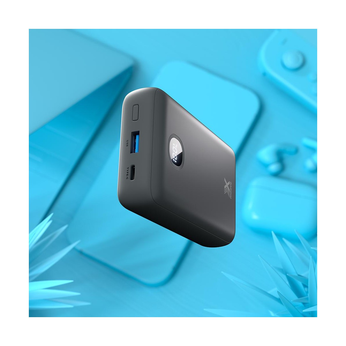 Batterie externe USB-C 18W 20 000 mAh MINI20 couleur unique, LIVOO