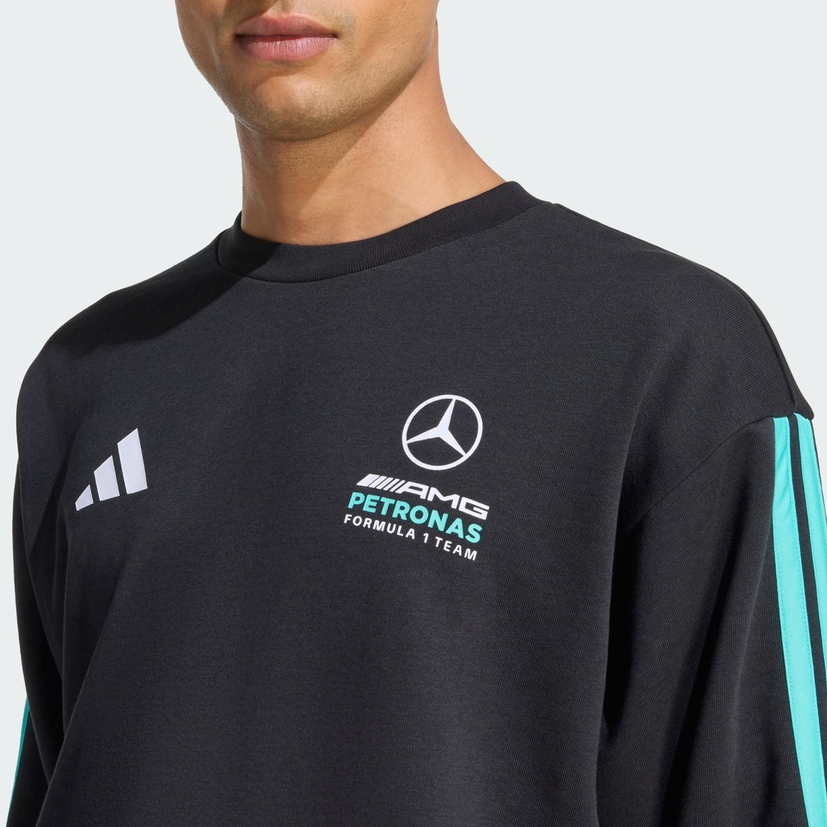 Sweat-Shirt Mercedes - Amg Petronas Formula 1 Team Dna Sweat-Shirt Mercedes - Amg Petronas Formula 1 Team Dna black / semi mint rush, adidas Performance
