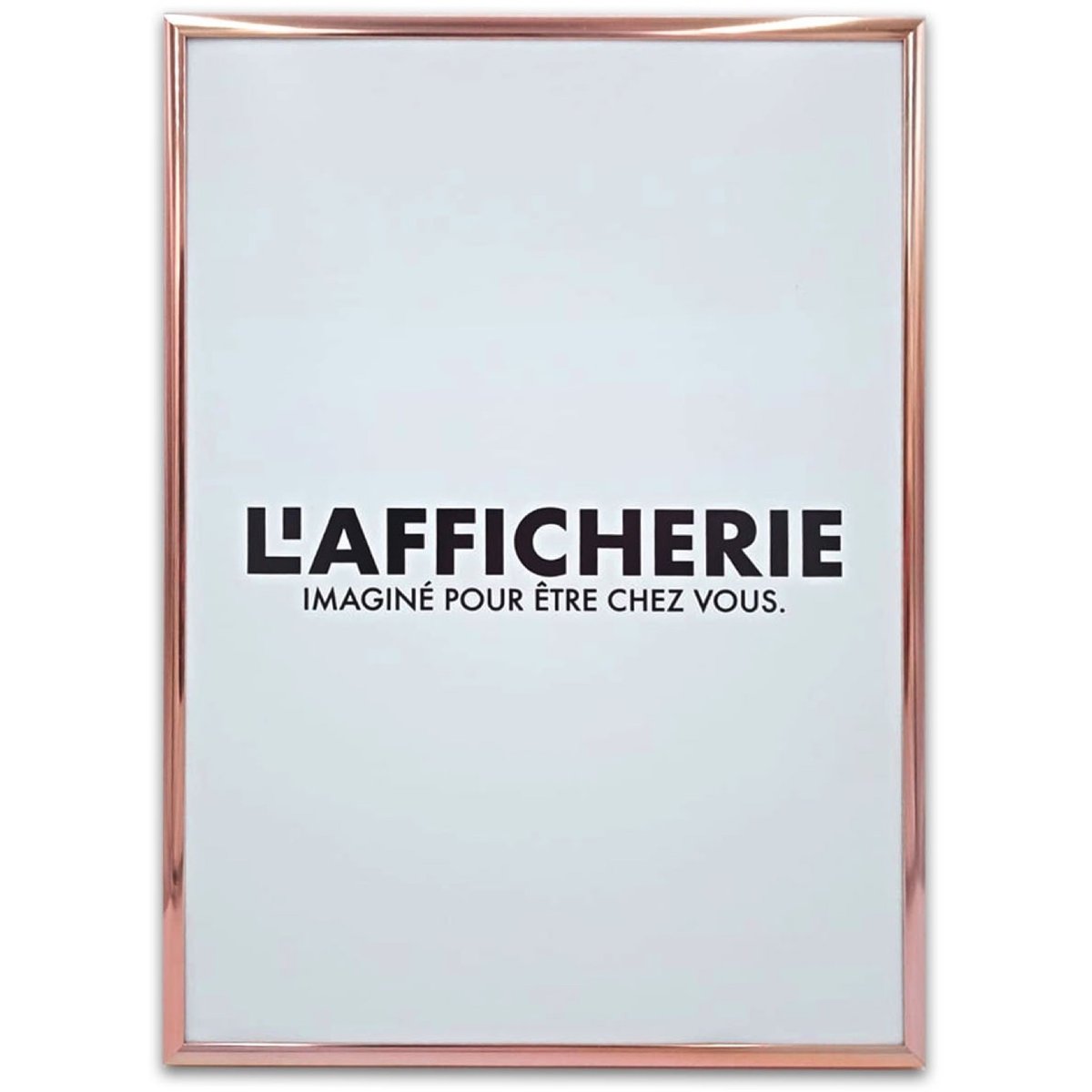 Cadre aluminium cuivre blanc, L'AFFICHERIE