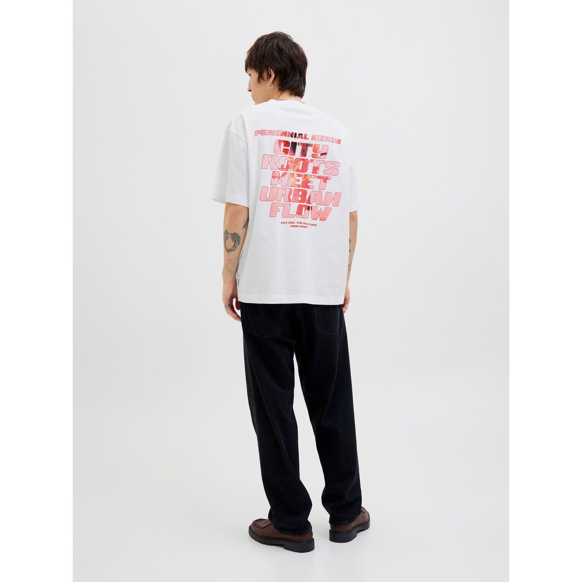 T-Shirt bright white, JACK & JONES