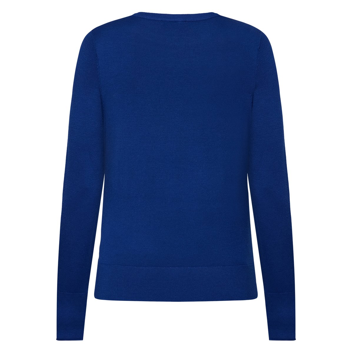 Pull-over en fine maille à col droit sodalite blue, ZERO