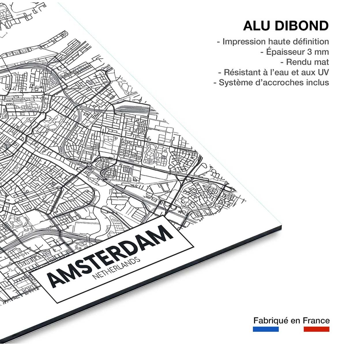 Tableau amsterdam netherlands tableau alu dibond, HEXOA