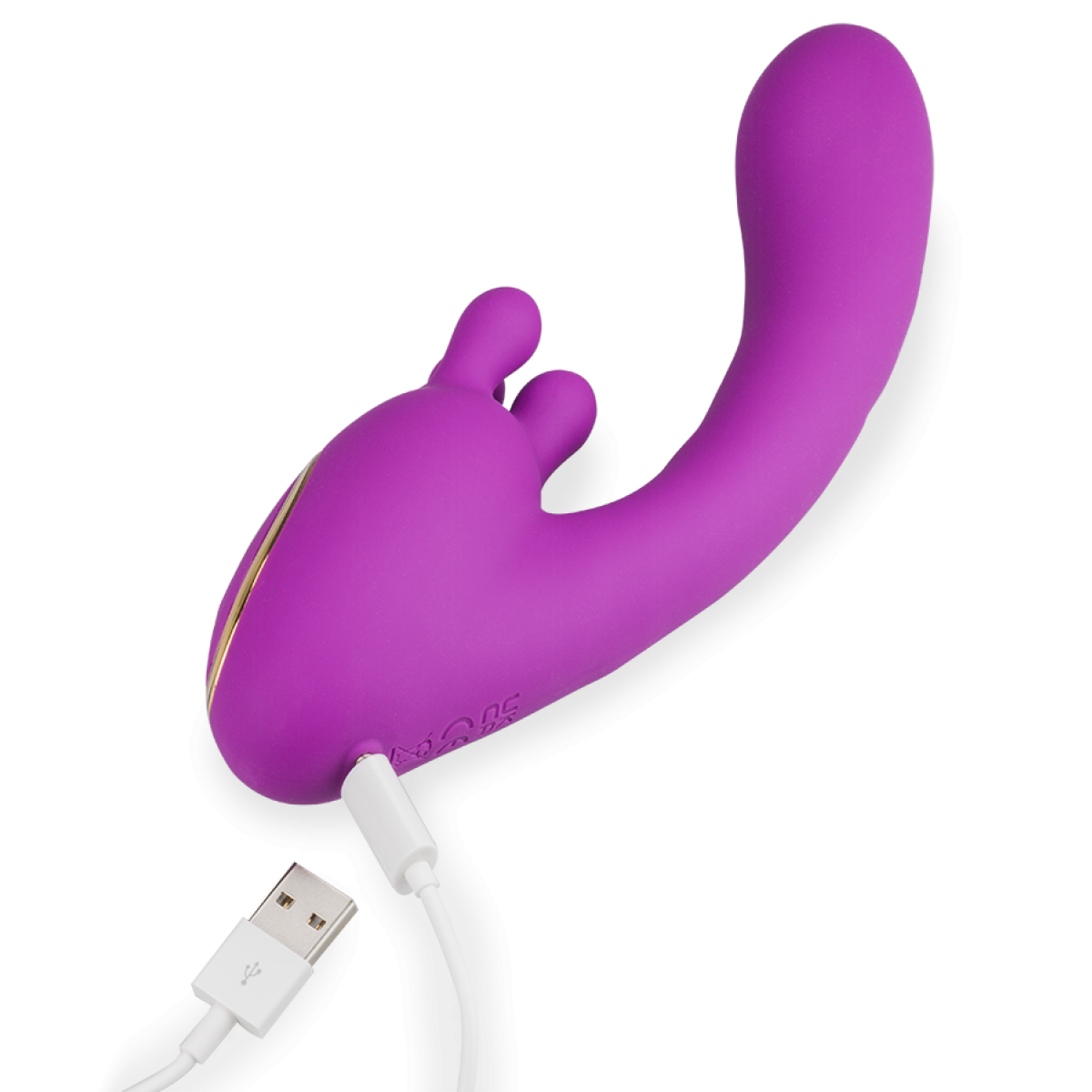 Vibromasseur puissant masseur clitoridien Feather violet, LOVE AND VIBES