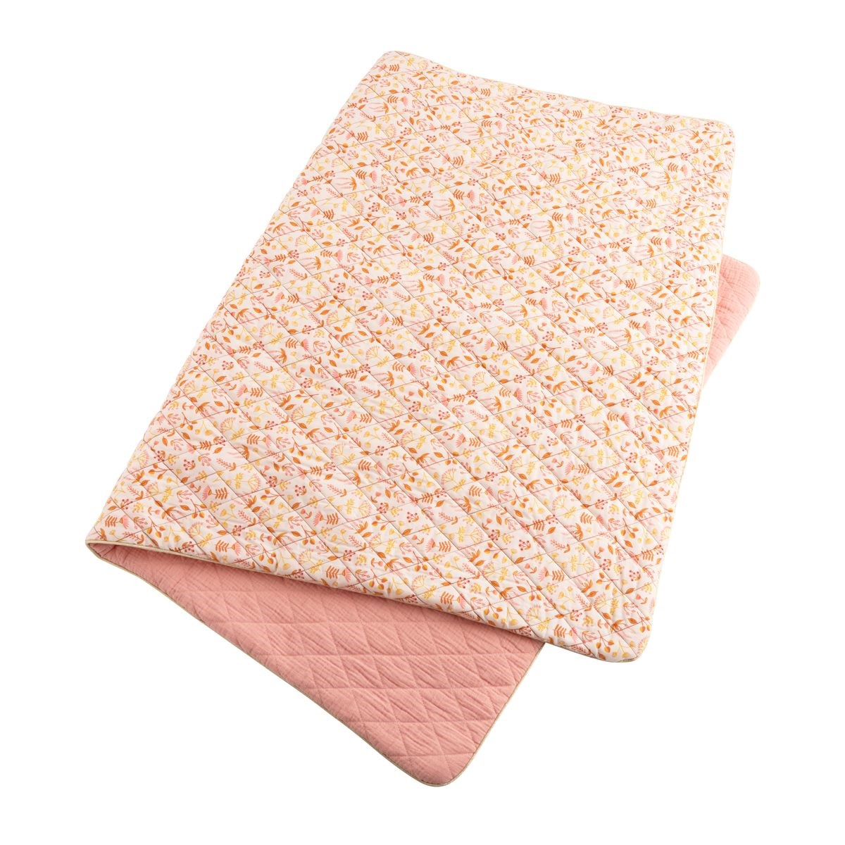 Couvre Lit en coton rose, SAUTHON