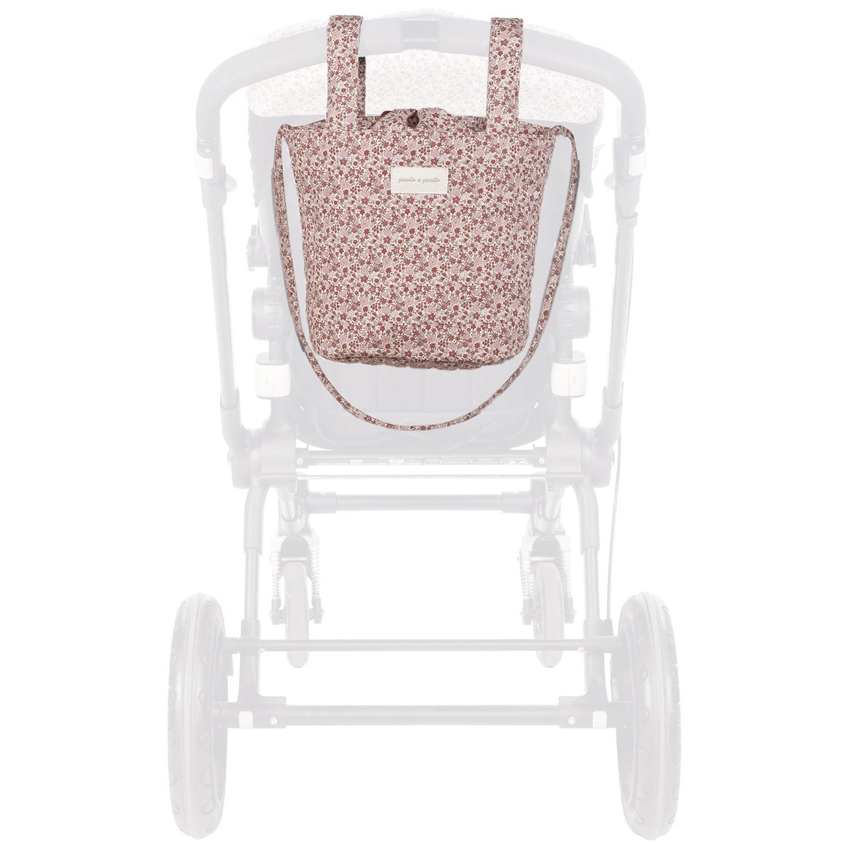 Sac Bucket Cherry Fleurs mauve, PASITO A PASITO