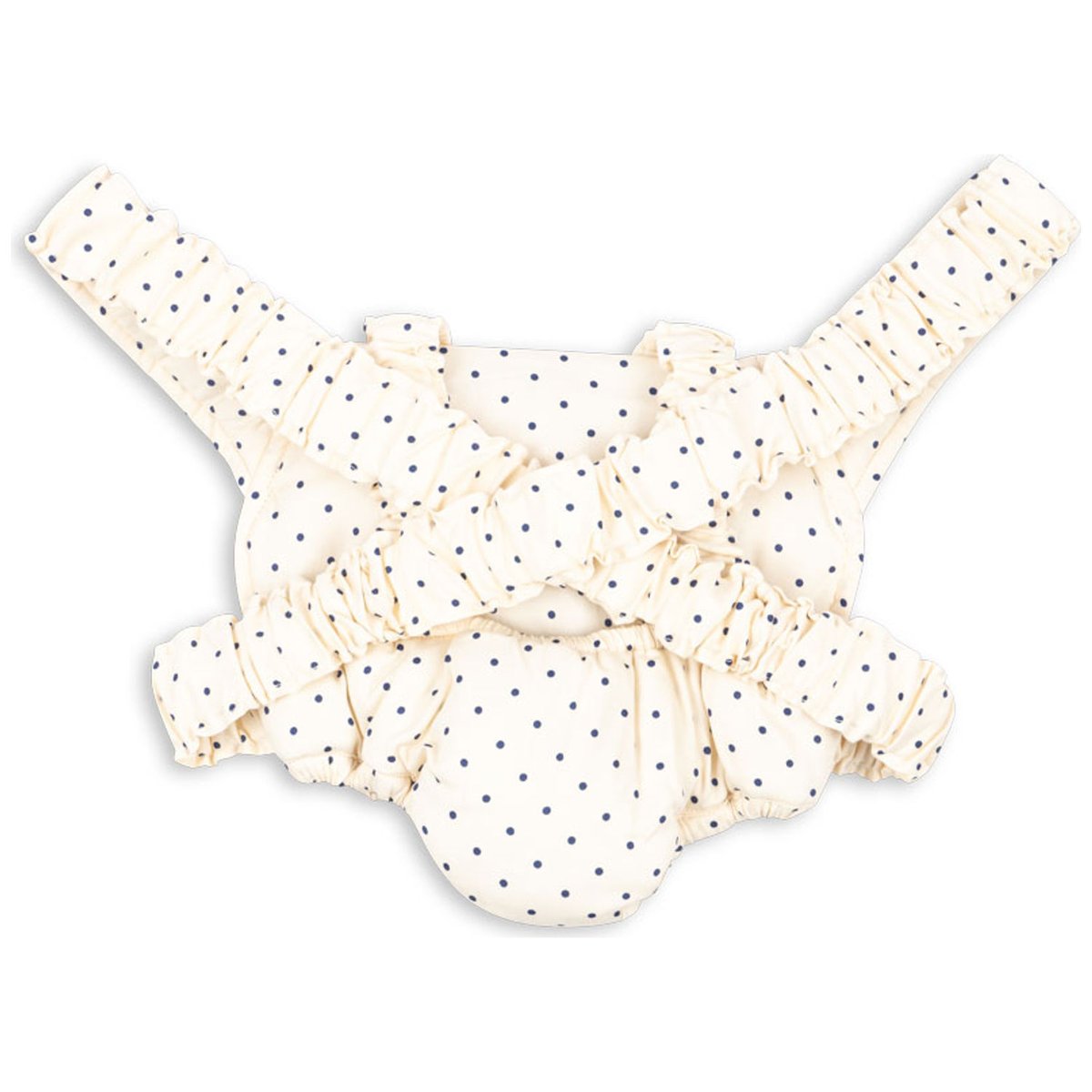 Porte-bébé pour poupée ecru, bleu, rouge, KONGES SLOJD