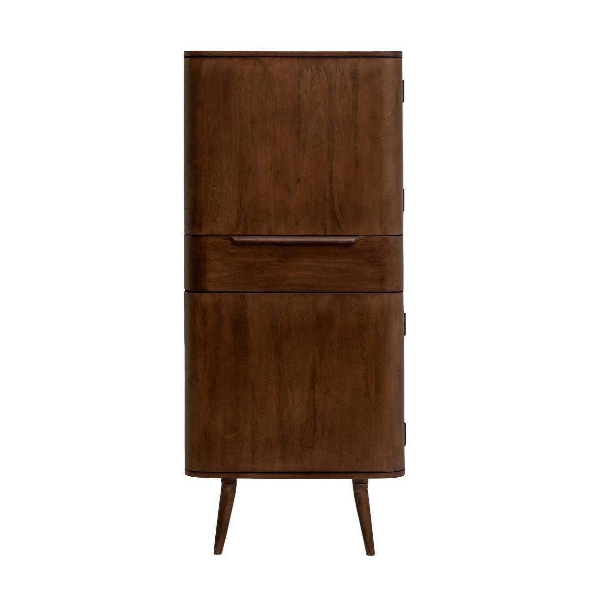 Armoire en bois de manguier ALÉNA bois foncé, MADE IN MEUBLES